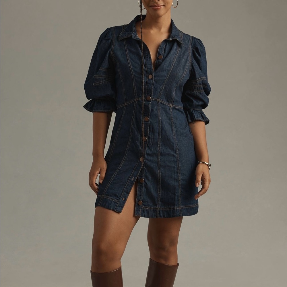 Anthropologie Denim Dress 20W